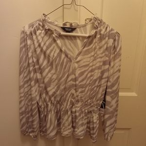 NEW SWIRL PATTERN BLOUSE